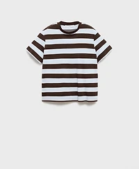 Mango Women's Striped Short-Sleeved T-Shirt