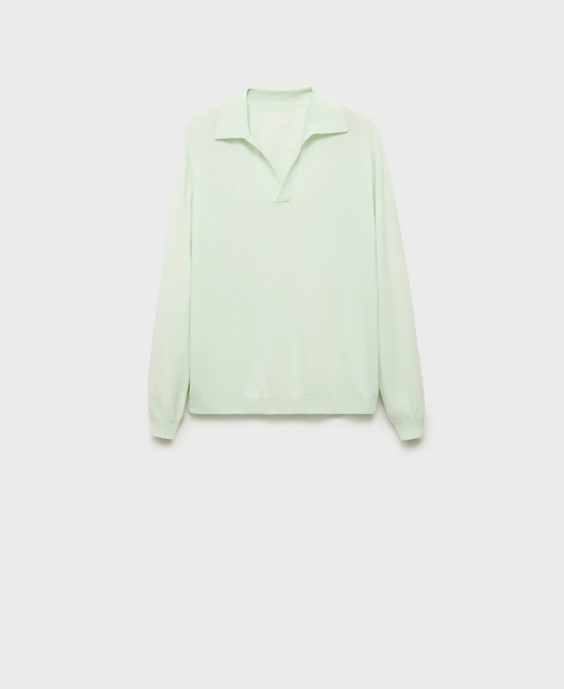 Mango Women's Wool Polo-Neck Sweater