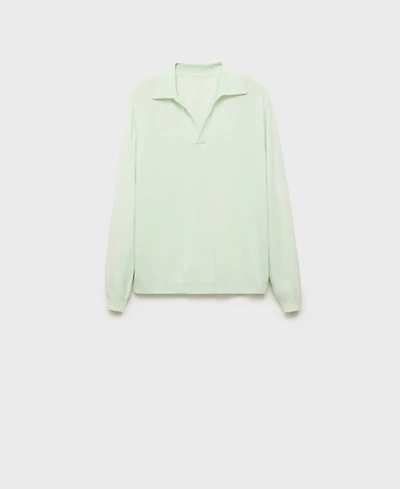 Mango Women's Wool Polo-Neck Sweater