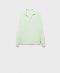 Mango Women's Wool Polo-Neck Sweater