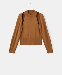 Mango Women's Cardigan-Style Detailing Sweater