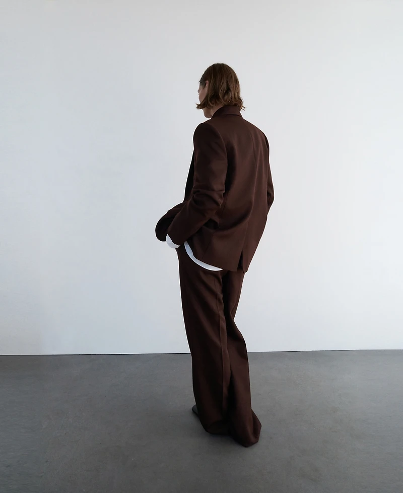 Mango Women's Wool Suit Pants