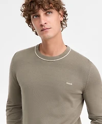 Hugo Boss Men's San Cassius Long-Sleeve Crewneck Sweater