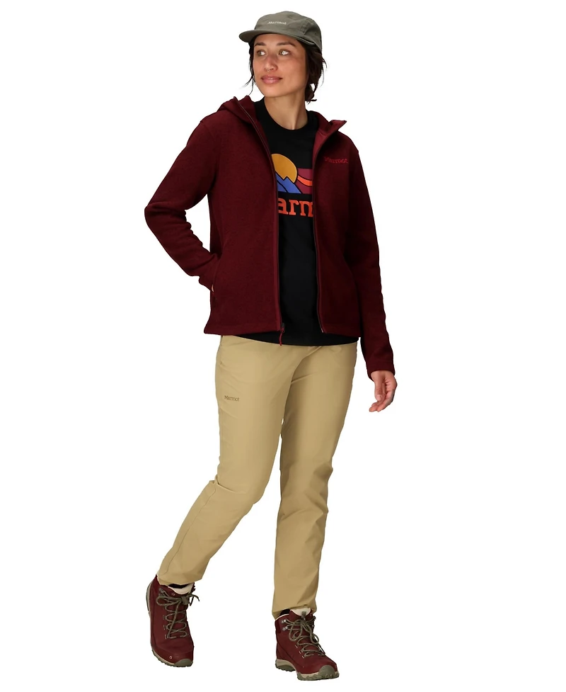 Marmot Women's Drop Line Full-Zip Sweater Hoodie