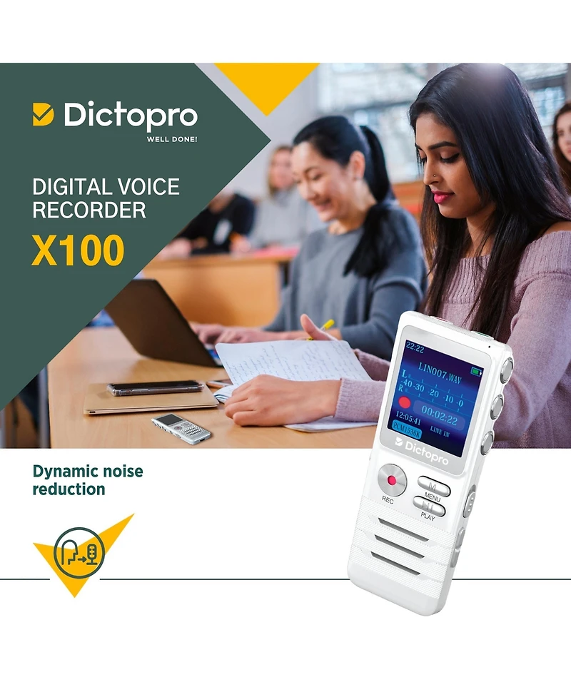 Treblab X100 Digital Voice Recorder
