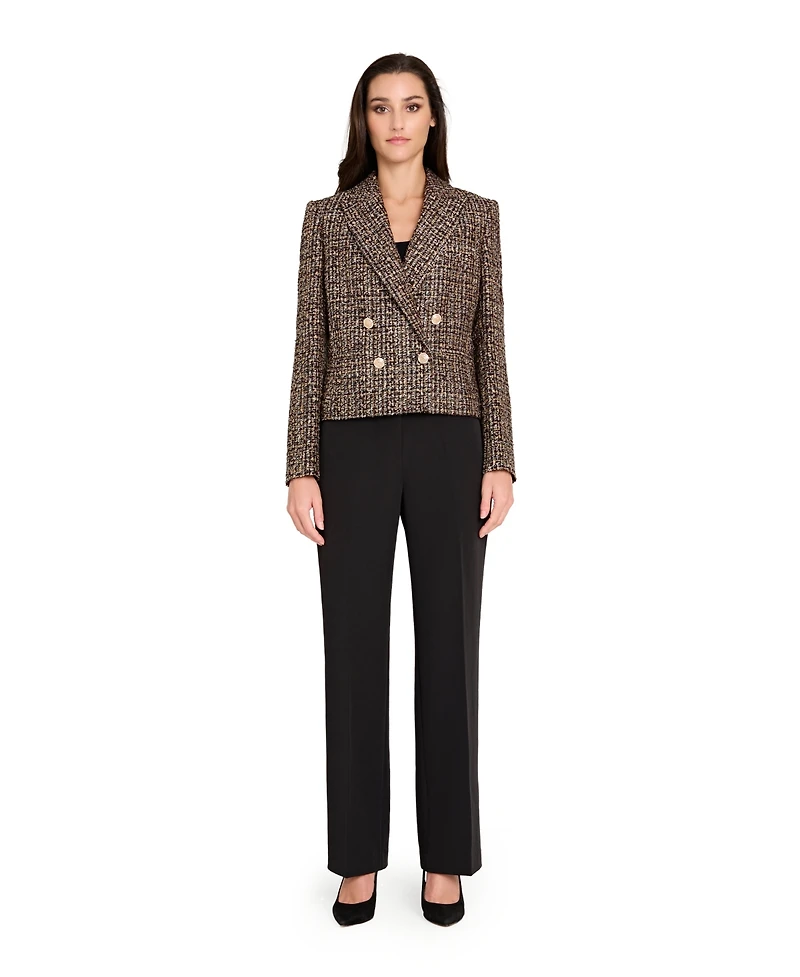 Tahari Asl Women's Boucle Cropped Jacket