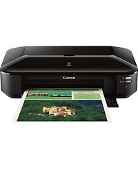 Canon Pixma iX6820 Wireless Inkjet Business Printer, Bundle with Color Ink Pack and 20-Sheet Glossy Photo Paper