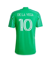 Adidas Men's Pedro de la Vega Green Seattle Sounders Fc 2024 The Anniversary Kit Replica Player Jersey