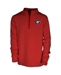 Garb Big Boys and Girls Red Georgia Bulldogs Sterling Long Sleeve Quarter-Zip Performance Sweatshirt