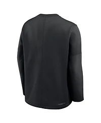 Nike Men's Black Team Usa Coaches Therma-fit Long Sleeve T-Shirt