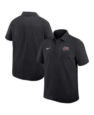 Nike Men's Black Montana Grizzlies 2025 Sideline Dri-fit Polo Shirt