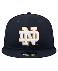 New Era Men's Navy Notre Dame Fighting Irish 9FIFTY Trucker Snapback Hat