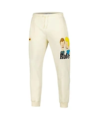 Freeze Max Men's Cream Beavis and Butt-Head Rude Jogger Pants