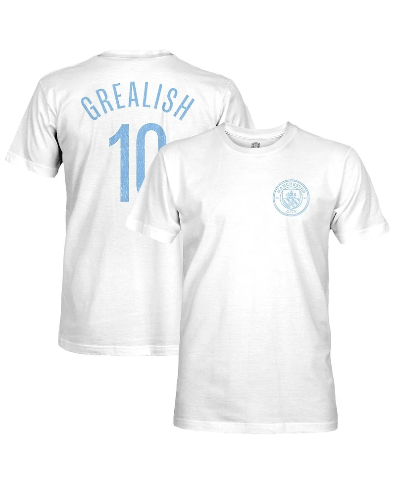 1863FC Men's Jack Grealish White Manchester City Player T-Shirt