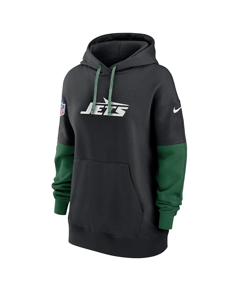 Nike Women's Black New York Jets Sideline Essential Hoodie