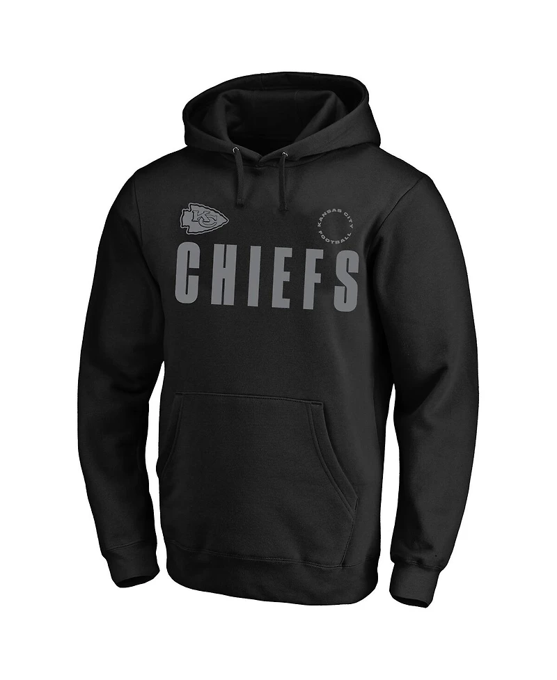 Fanatics Men's Black Kansas City Chiefs Big Tall Chip Shot Hoodie