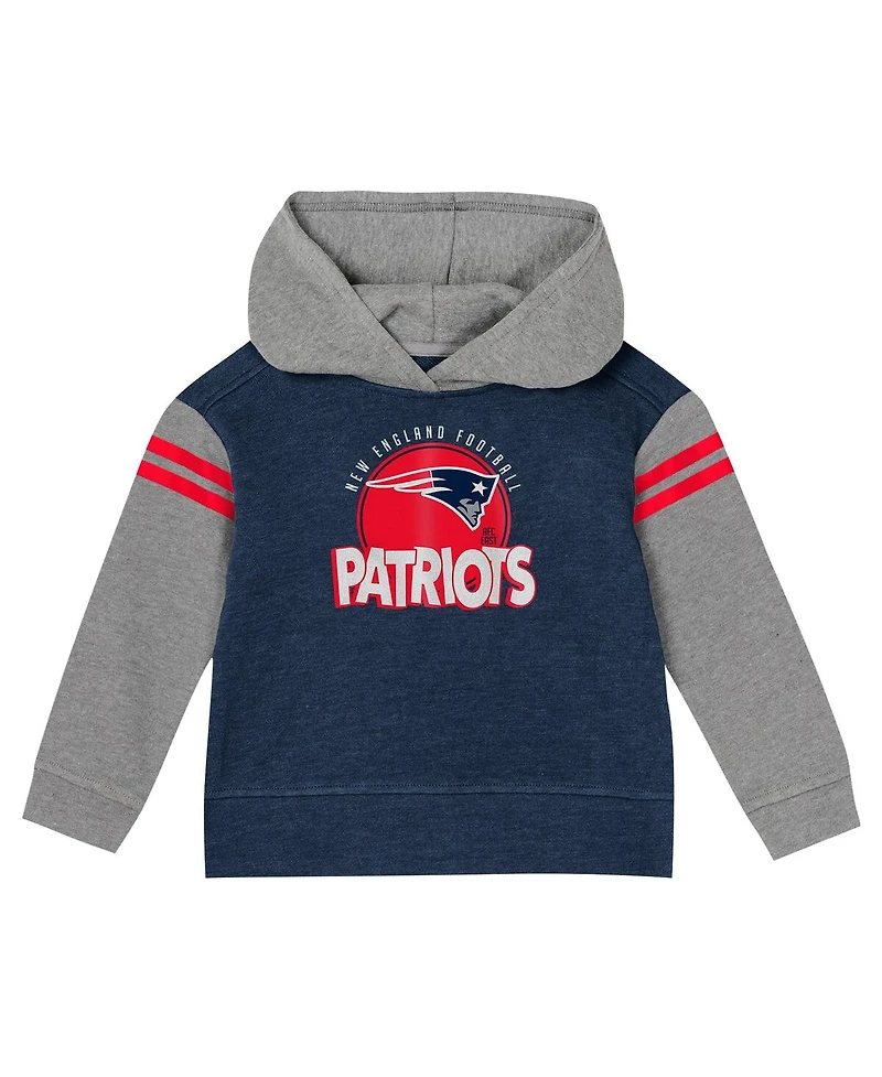 Outerstuff Toddler 2-Piece New England Patriots Club House Long Sleeve Hoodie Top and Leggings Set