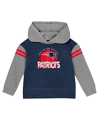 Outerstuff Toddler 2-Piece New England Patriots Club House Long Sleeve Hoodie Top and Leggings Set