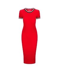Staud Women's Red/Black Kansas City Chiefs Colleen Dress