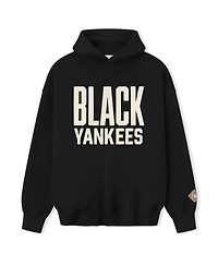 Fear of God Men's Black Yankees Negro Leagues Baseball Museum Fleece Pullover Hoodie