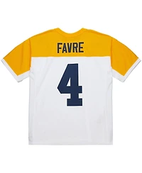 Mitchell & Ness Men's Brett Favre White Green Bay Packers 1994 Legacy Replica Jersey