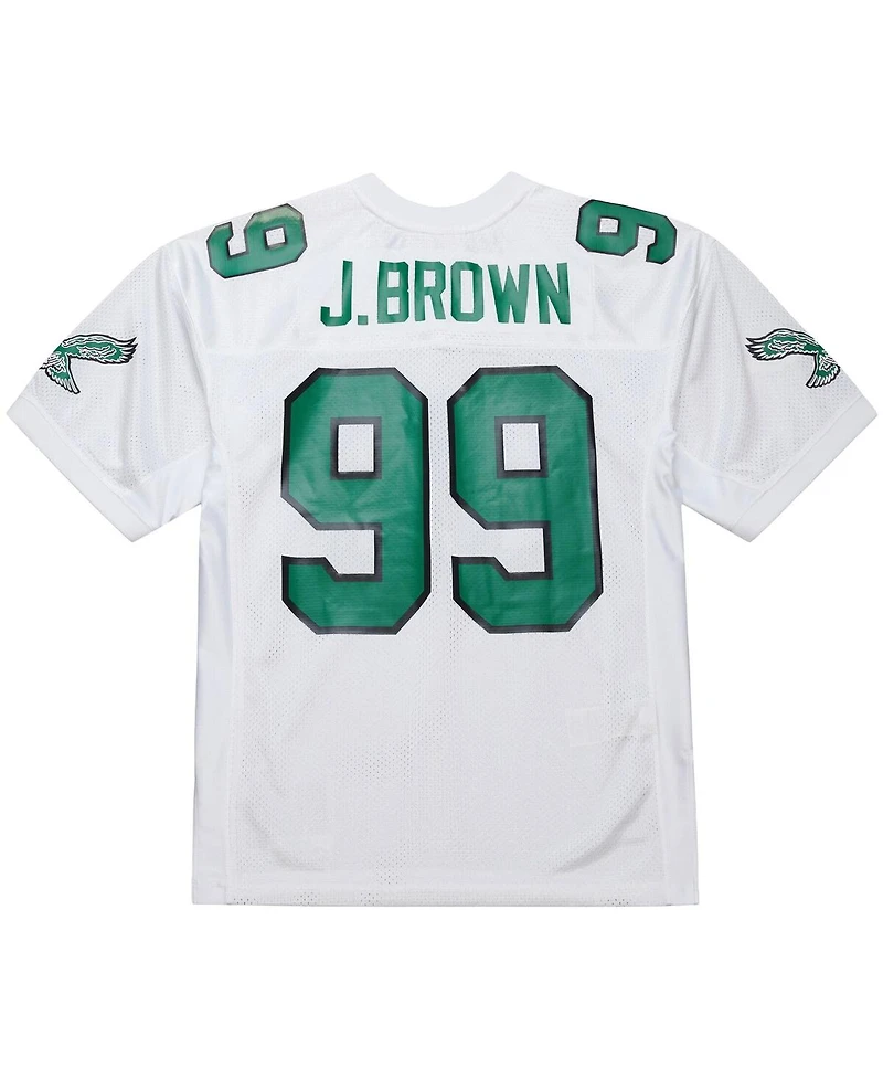 Mitchell & Ness Men's Jerome Brown White Philadelphia Eagles 1991 Authentic Throwback Retired Player Jersey