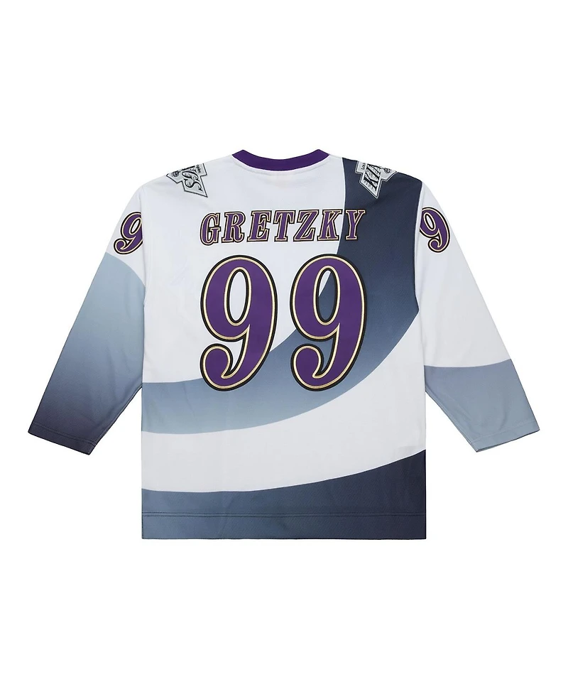 Mitchell & Ness Men's Wayne Gretzky White Los Angeles Kings 1995-96 Power Play Jersey