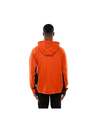 New Era Men's Orange Cincinnati Bengals Combine Authentic Raglan Scuba Full-Zip Hoodie
