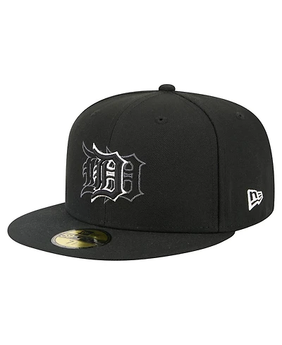 New Era Men's Black Detroit Tigers Tri-Hit 59FIFTY Fitted Hat