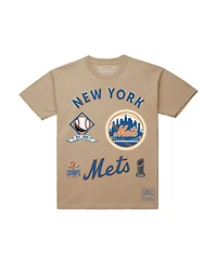 Mitchell & Ness Men's Cream New York Mets Legacy Defined T-Shirt