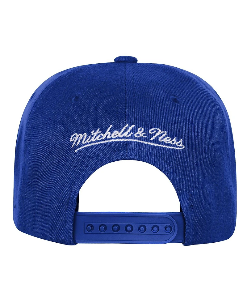 Mitchell & Ness Big Boys and Girls Blue New York Knicks 50th Anniversary Duo Front Snapback Hat