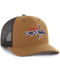 Carhartt x '47 Brand Men's Brown Washington Capitals Trucker Adjustable Hat