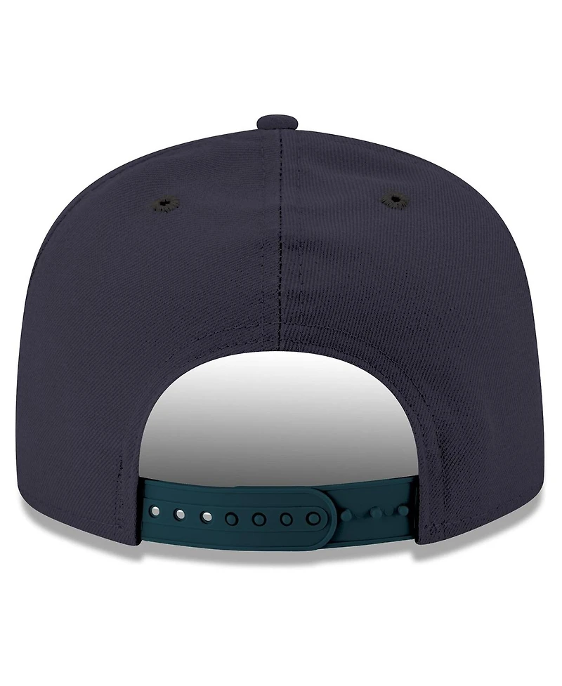 New Era Men's Navy Chicago Bears Script 9FIFTY Snapback Hat