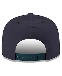 New Era Men's Navy Chicago Bears Script 9FIFTY Snapback Hat