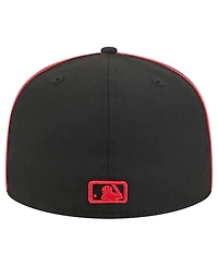 New Era Men's Black Atlanta Braves Soutache 59FIFTY Fitted Hat