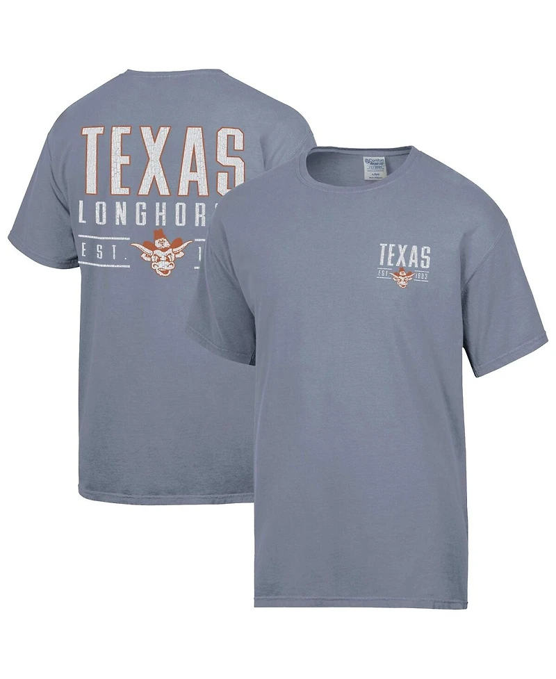 ComfortWash Men's Gray Texas Longhorns Big Name T-Shirt