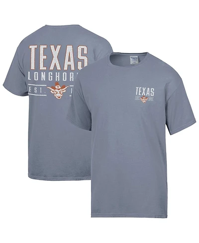 ComfortWash Men's Gray Texas Longhorns Big Name T-Shirt