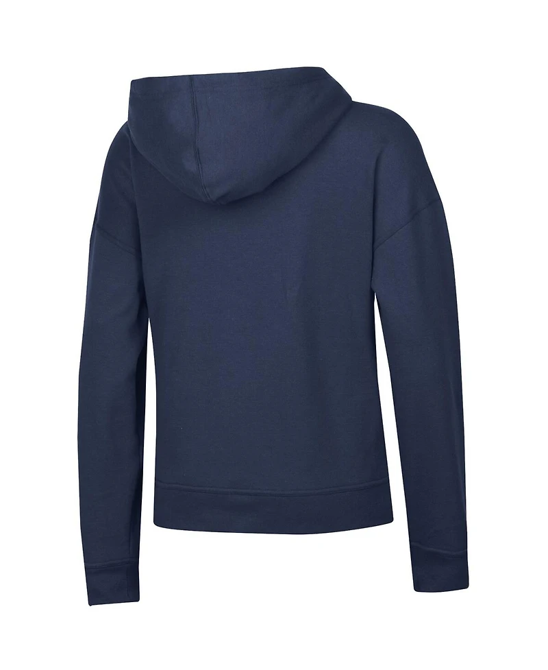 Champion Women's Navy Michigan Wolverines Powerblend Fleece Hoodie