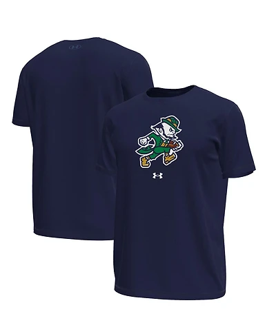 Under Armour Men's Navy Notre Dame Fighting Irish Sporting Leprechaun Tech Stretch T-Shirt