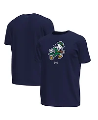 Under Armour Men's Navy Notre Dame Fighting Irish Sporting Leprechaun Tech Stretch T-Shirt