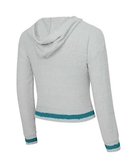 Concepts Sport Women's 2-Piece Gray Miami Dolphins Whitley Long Sleeve Hoodie Top and Shorts set