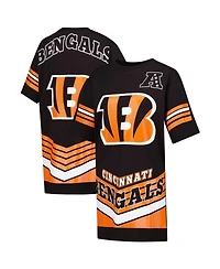 Gameday Couture Women's Black Cincinnati Bengals Perfect Score Vintage T-Shirt Dress