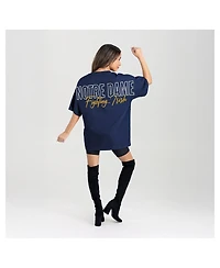 Gameday Couture Women's Navy Notre Dame Fighting Irish Oversized Back at Ya T-Shirt