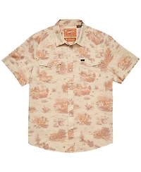 Howler Brothers Men's Tan Texas Longhorns Full-Snap Shirt