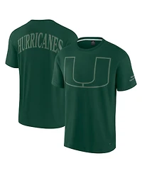 Fanatics Men's Green Miami Hurricanes Iconic T-Shirt