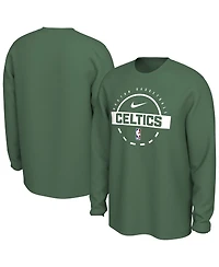 Nike Men's Kelly Green Boston Celtics Authentic Long Sleeve Practice T-Shirt