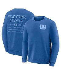 Fanatics Men's Royal New York Giants Deep Route Pullover Sweatshirt