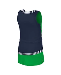 Colosseum Big Girls 2-Piece Navy Notre Dame Fighting Irish Lollipop Park Cheer Set