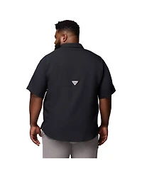 Columbia Men's Black Alabama Crimson Tide Big Tall Tamiami Omni-Shade Button-Down Shirt