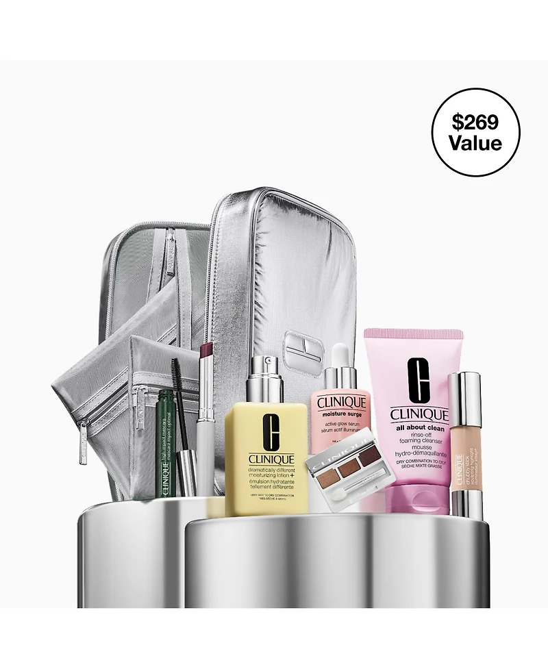 $65 with any Clinique purchase. A $269 value.
